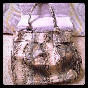 Snakeskin Pattern Large Purse